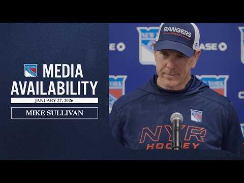 NYR Practice: Mike Sullivan Media Availability | Jan 27, 2026