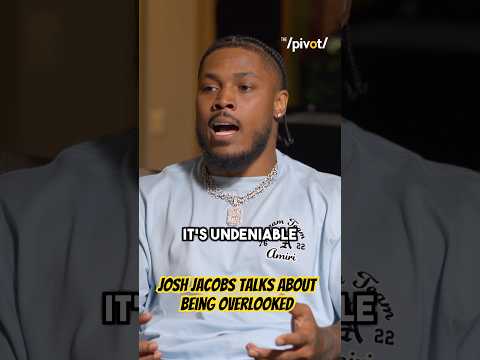 Josh Jacobs wanted to leave his stamp everytime on the field to show he was undeniable asset #nfl