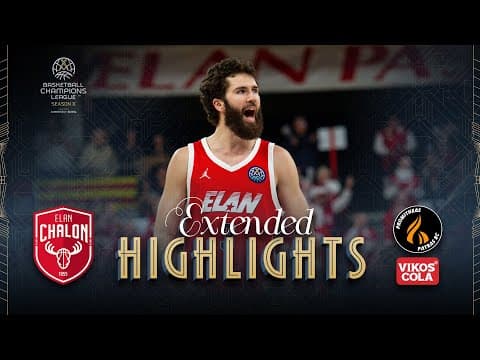 Elan Chalon v Promitheas Patras BC Vikos Cola | Full Game Highlights | #BasketballCL 2025-26