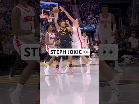 Steph Curry does his best Nikola Jokić pass 👀