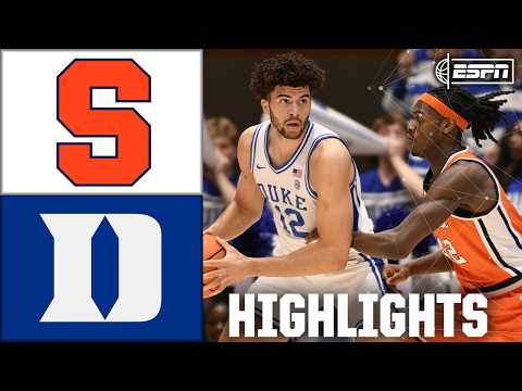 Syracuse Orange vs. Duke Blue Devils | Full Game Highlights | ESPN College Basketball