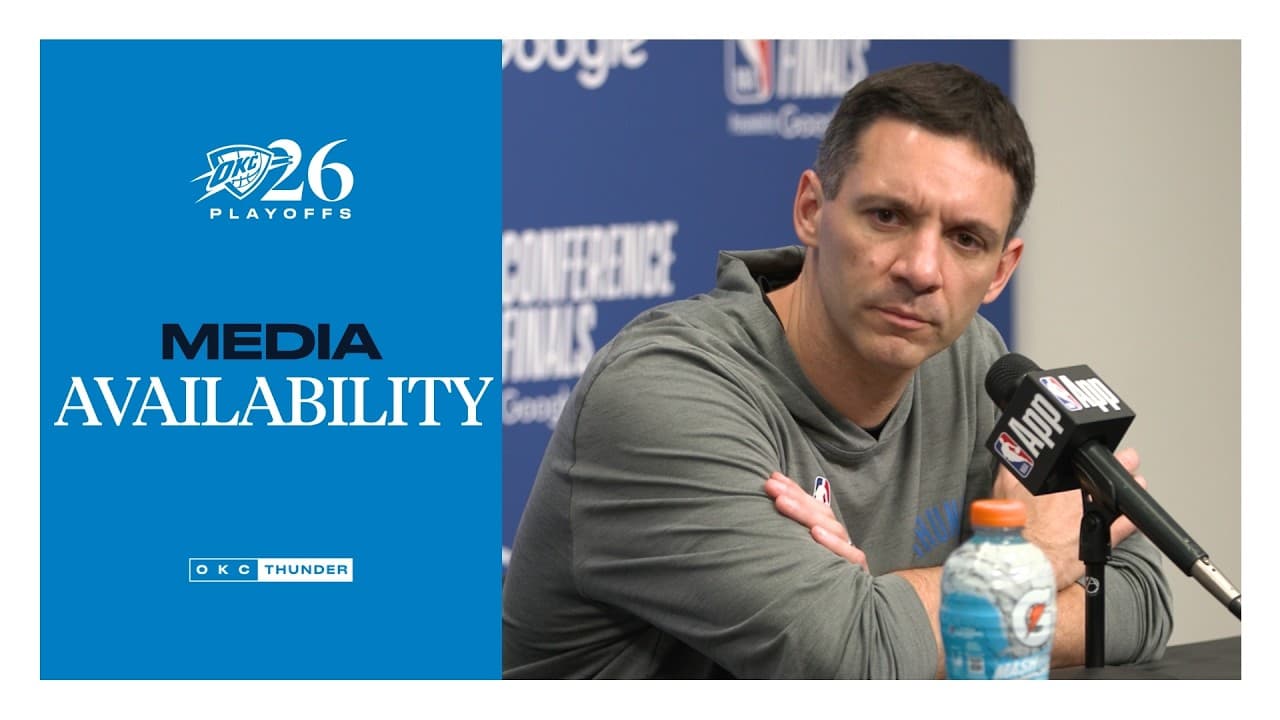Coach Daigneault After Game 7 | Playoffs | WCF Game 7 | Postgame Media | May 30, 2026