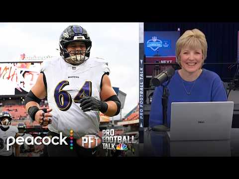 Tyler Linderbaum, Alec Pierce headline best available free agents | Pro Football Talk | NFL on NBC