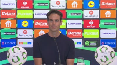 Íñigo Pérez tras el Crystal Palace FC 1 - Rayo Vallecano 0 en la final de la Conference League