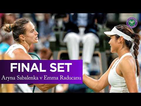 The BEST match of The Championships 2025?! Aryna Sabalenka vs Emma Raducanu final set replay