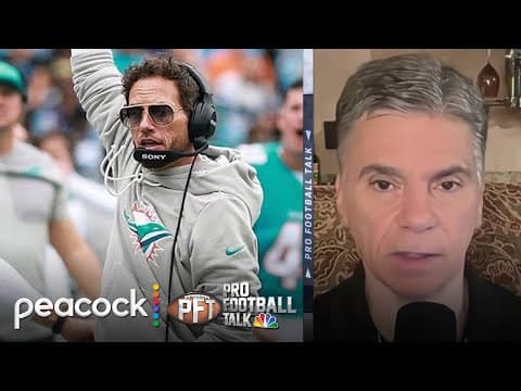 Mike McDaniel firmly on hot seat after Dolphins lose to Panthers | Pro Football Talk | NFL on NBC