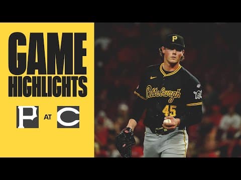 Pirates take series opener behind Barco’s debut win | Pirates vs Reds Game Highlights (9/23/25)