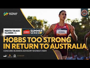 Women's 100m Final | 2026 Perth Track Classic
