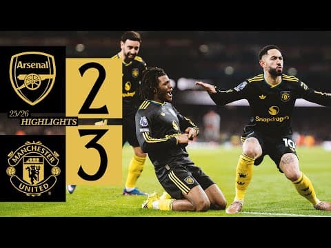 WHAT A WIN!!! 😱 | Arsenal 2-3 Man Utd | Highlights