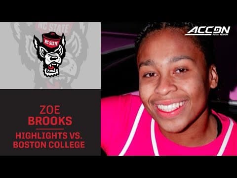 NC State's Zoe Brooks Has Another Brilliant Outing  In Victory