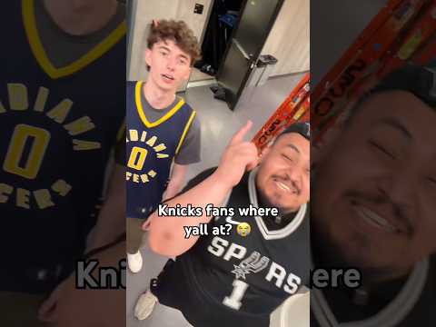 We not scared of Knicks fans 😭 @Whrisss @TheJohnCorner2