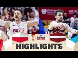 Poland 🇵🇱 v Latvia 🇱🇻 | Highlights | FIBA Basketball World Cup 2027 European Qualifiers