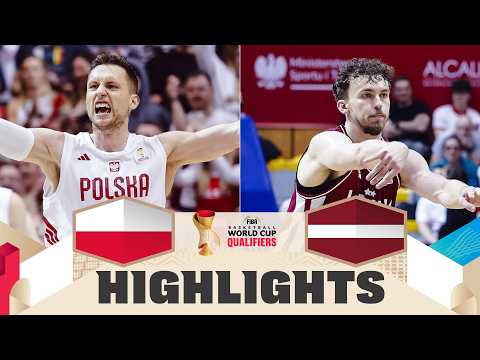 Poland 🇵🇱 v Latvia 🇱🇻 | Highlights | FIBA Basketball World Cup 2027 European Qualifiers