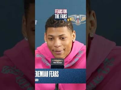 Jeremiah Fears on the New Orleans fans #pelicans #nba