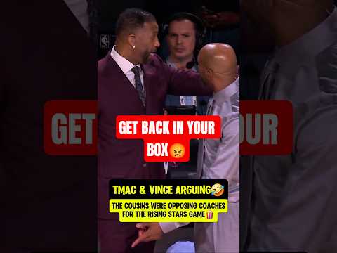 Vince & TMac arguing like KIDS😭