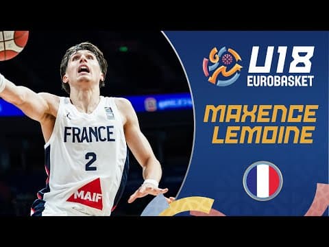 Maxence Lemoine 🇫🇷 | ALL-STAR FIVE | Full Highlights | FIBA U18 EuroBasket 2025