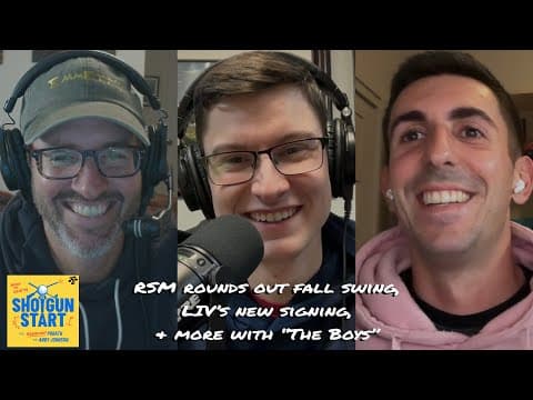 "Players to Watch" at the RSM Classic, LIV hot stove, & more with The Boys | The Shotgun Start