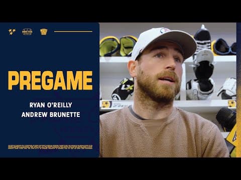 Ryan O’Reilly & Andrew Brunette Pregame: Nov. 6, 2025