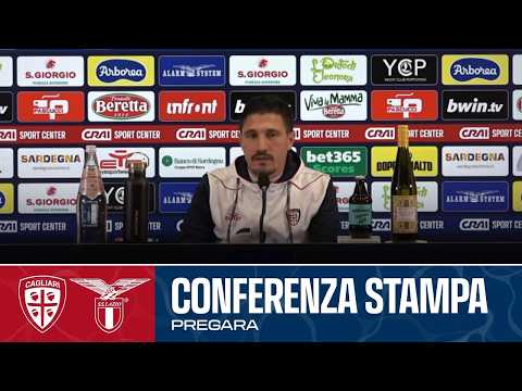 SERIE A ENILIVE |  MISTER PISACANE IN CONFERENZA STAMPA | CAGLIARI - LAZIO