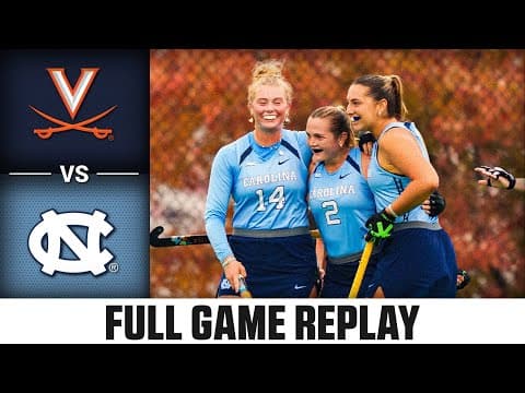 Virginia vs. North Carolina Championship Full Game Replay | 2025 ACC Field Hockey