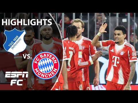 HAT TRICK! 🔥 FC Bayern vs. Hoffenheim | Bundesliga Highlights | ESPN FC
