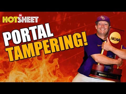 College Baseball tampering! Coaches face dilemma | Hot Sheet