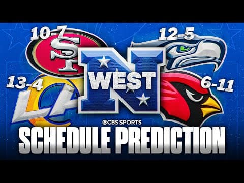 Predicting the Remaining Schedules for EVERY NFC West team: Seahawks, Rams, 49ers, and Cardinals ✅