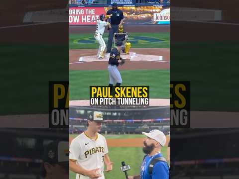 Paul Skenes explaining pitch tunneling.Even his “misses” are part of the plan. ✍️🗒️