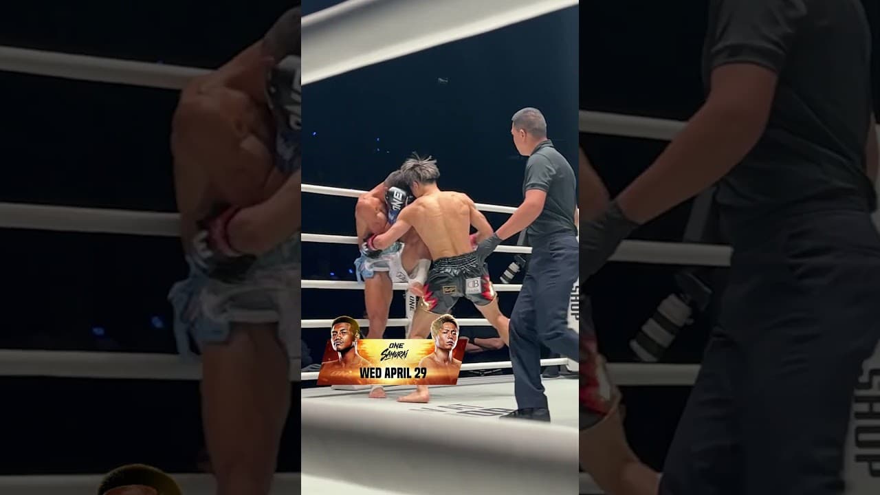 FLAWLESS🦵Hyu takes on Taiki Naito at ONE SAMURAI 1!