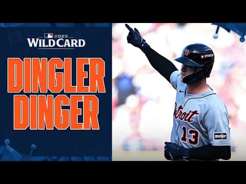 GO-AHEAD HOMER! Dillon Dingler gives the Tigers a LEAD in the 6th inning with a solo home run! 💪