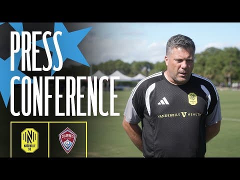BJ Callaghan | Preseason Press Conference vs Colorado Rapids
