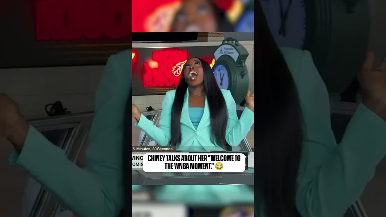 Chiney has a little bit of PTSD from Gainbridge Fieldhouse 😅