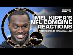 🌟Mel Kiper's NFL COMBINE REACTIONS🌟 w/Field Yates & Greeny! | First Draft🏈