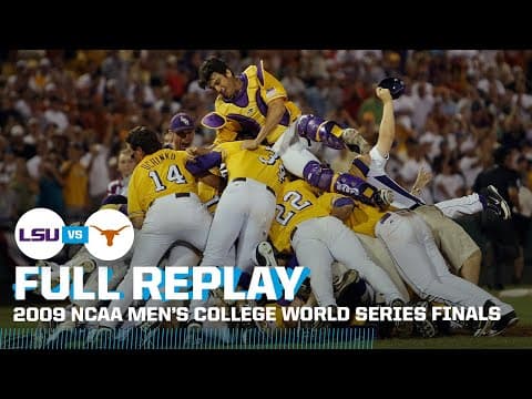 LSU vs. Texas: 2009 College World Series Finals Game 3 | FULL REPLAY