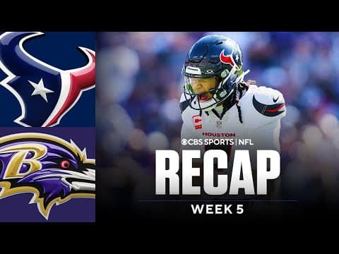 C.J. Stroud throws 4 touchdowns as Texans DOMINATE injury-plagued Ravens squad | Game Recap