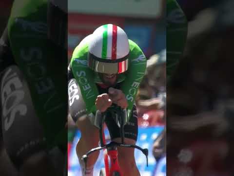 Forza Filippo 😍🇮🇹 The Italian wins Stage 18 of La Vuelta after a dominant display on the TT bike.