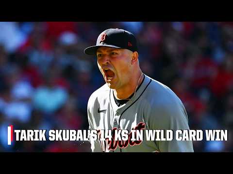 Tarik Skubal throws 14 STRIKEOUTS vs. Guardians in ALWC Game 1 WIN 🔥 | ESPN MLB
