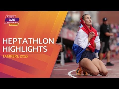 Koscak 🇭🇷 and Kriszt 🇭🇺 battle to the FINAL event - Heptathlon Highlights | Tampere 2025