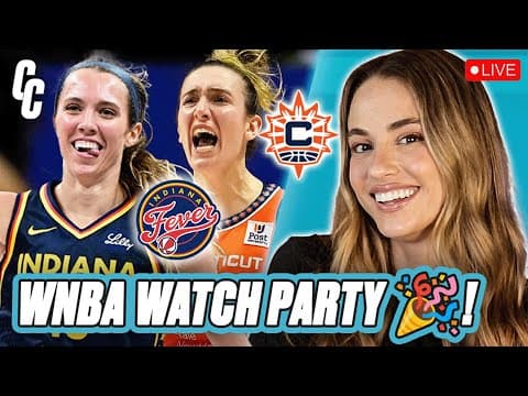 MUST WIN GAME! The Indiana Fever vs. The Connecticut Sun🔥 (WATCH PARTY!)