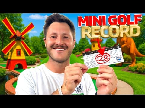 Can He Break a Mini Golf Course Record in One Try?