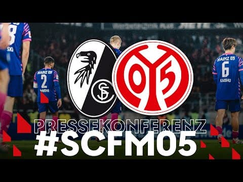 Die PK nach dem Spiel in Freiburg | #SCFM05 | #05ertv | Saison 2025/26