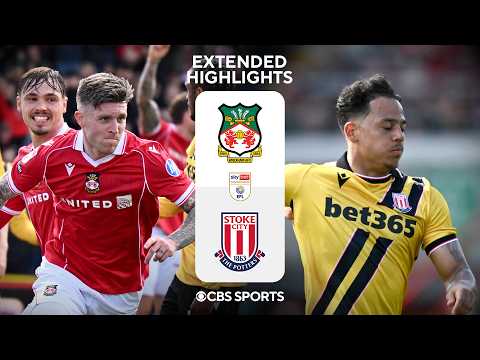 Wrexham vs. Stoke City: Extended Highlights | EFL Championship | CBS Sports Golazo