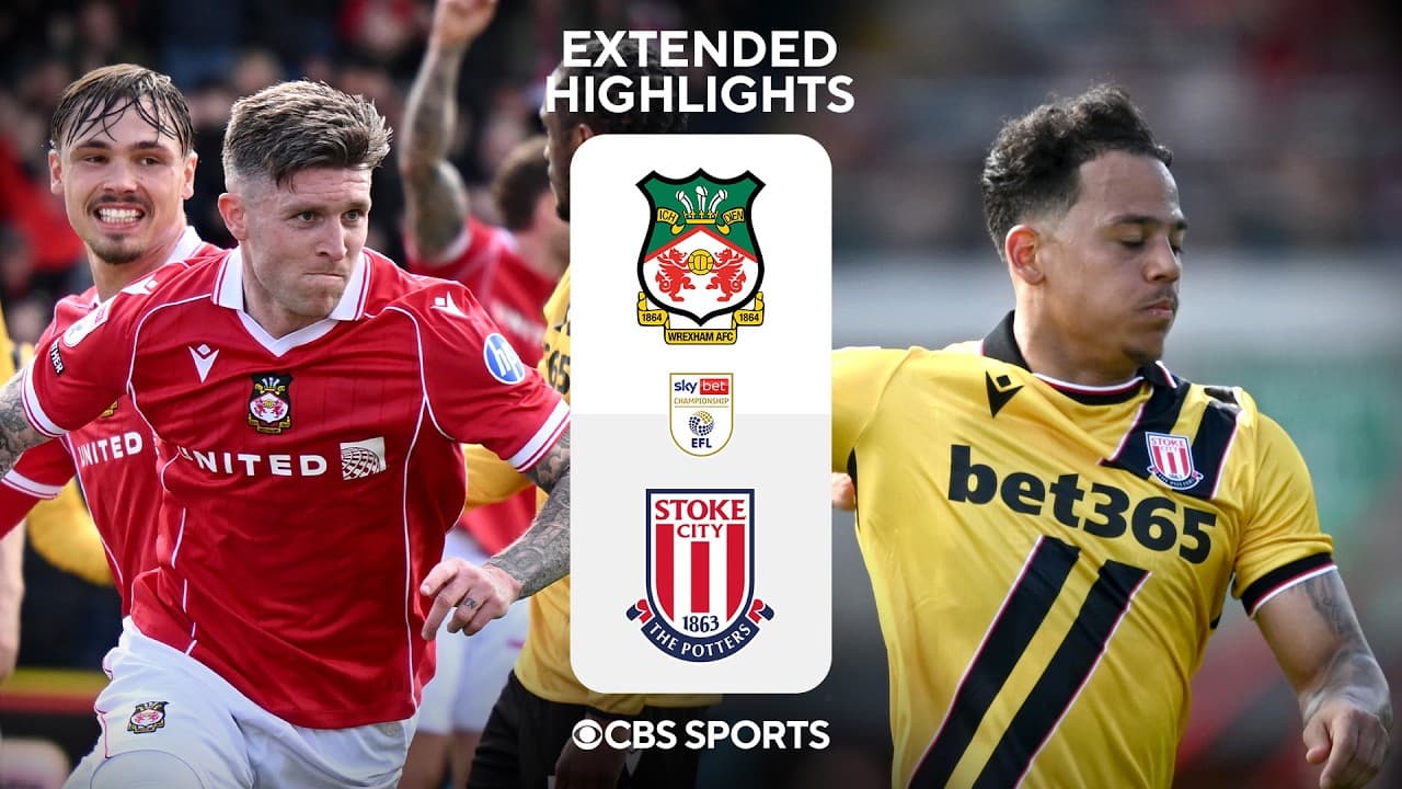 Wrexham vs. Stoke City: Extended Highlights | EFL Championship | CBS Sports Golazo