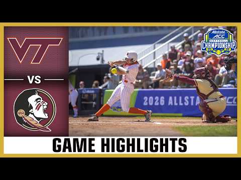 Virginia Tech vs. Florida State Game Highlights | 2026 ACC Softball Championship (Finals)