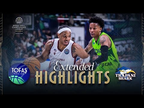 Tofas Bursa v Trapani Shark | Full Game Highlights | #BasketballCL 2025-26