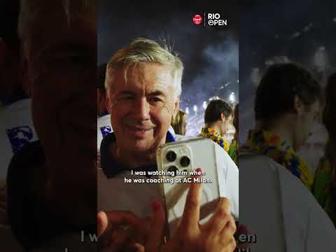 Carlo Ancellotti x Matteo Berrettini Attend The Rio Carnaval 🥳