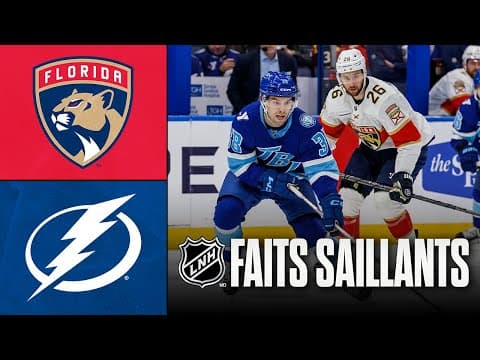 Panthers vs Lightning | Faits saillants