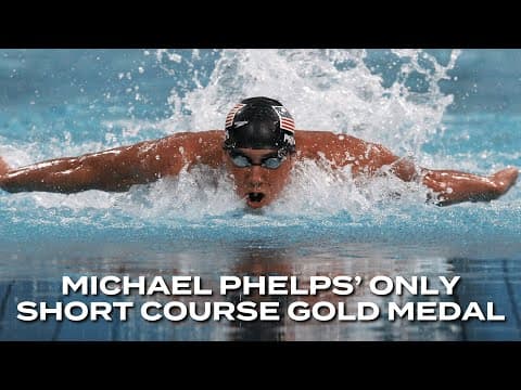 Michael Phelps’ Only Swimming World Championship Gold 🏅