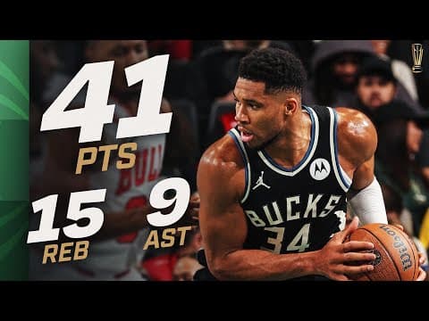 Giannis Was UNSTOPPABLE vs Bulls With 41 PTS | November 7, 2025