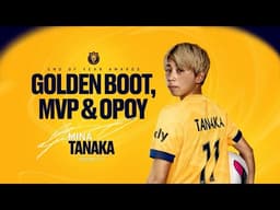 Mina Tanaka is URFC’s MVP, Offensive Player of the Year and Golden Boot Winner
